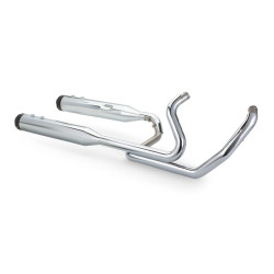 PartzBiz HD SS550-0677B - S&S El Dorado Chrome MK45 50 State Legal Exhaust Thruster Mufflers Harley Touring 09-16