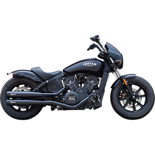 PartzBiz HD: 4404116-S&S Grand National Black Slip-On Mufflers Race Only 4 Harley 19-23 Scout Models | 4110-266-R