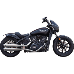 PartzBiz HD SS4110-156-R - S&S Grand National Chrome Slip-On Mufflers Race Only 4 Harley 19-23 Scout Models | 4110-156-R