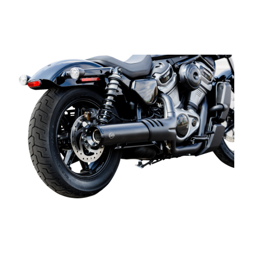 PartzBiz HD: 4404119-S&S Grand National Slip On Muffler Pipe Black Each 4.5" Harley 2022 XL Nightster