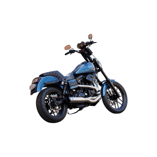 PartzBiz HD: 4404090-S&S Qualifier 2:1 Brushed Steel Exhaust System 4 Harley 06-07 Dyna Models | 550-1097