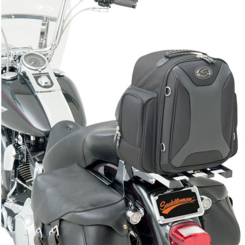 PartzBiz HD: 4404036-Saddlemen FTB1500 Sport Sissy Bar Luggage Rack Bag Harley Metric Motorcycle PartzBiz HD: 4404036-Saddlemen FTB1500 Sport Sissy Bar Luggage Rack Bag Harley Metric Motorcycle
