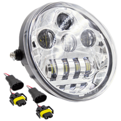 PartzBiz HD DAV-BC-HDHLR2 - Saddle Tramp 7 ” 8 LED รูปไข่รถจักรยานยนต์ Chrome ด้านหน้า Harley V-Rod 02-17 BC-HDLR2 PartzBiz HD DAV-BC-HDHLR2 - Saddle Tramp 7 ” 8 LED รูปไข่รถจักรยานยนต์ Chrome ด้านหน้า Harley V-Rod 02-17 BC-HDLR2