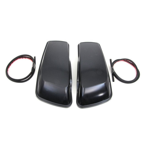 PartzBiz HD: 4404003-ชุดฝาปิดกระเป๋าข้างแบบไม่มีคัตเอาท์ 49-3504 Harley Touring FLT 14-Up