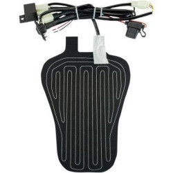 PartzBiz HD DS08213280 - Saddlemen 13296B เครื่องทำความร้อนที่นั่งรถจักรยานยนต์กันน้ำ Universal Fit Medium 0821-3282 08213282 Harley-Davidson Electra Glide Road Glide Road King Street Glide Tri Glide FLHT FLHR FLTR FLHX