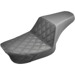 PartzBiz HD DS08030530 - Saddlemen 804-04-172 สีดำ Step Up LS ที่นั่ง 04-05 Harley Dyna FXD 0803-0530 08030530