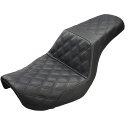 PartzBiz HD DS08030607 - Saddlemen 804-04-175 สีดำ Step Up Full LS ที่นั่ง 04-05 Harley Dyna FXD 0803-0607 08030607