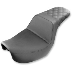 PartzBiz HD DS08030562 - Saddlemen 806-04-173 สีดำ Step Up ด้านหลัง LS ที่นั่ง 06-17 Harley Dyna FXD FLD FXDWG 0803-0562 08030562