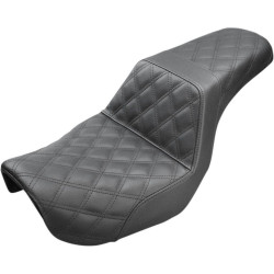 PartzBiz HD DS08030588 - Saddlemen 806-04-175 Black Step Up LS Seat 06-16 Harley Dyna FXDWG FLD 0803-0588 08030588