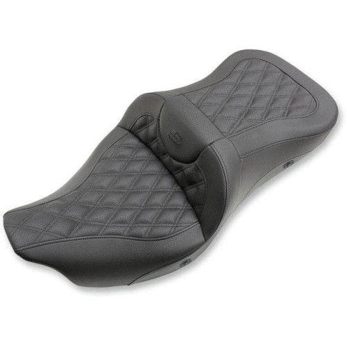 PartzBiz HD: 4403955-Saddlemen Extended Reach Heated Sofa LS Seat W/O พนักพิง 08-19 Harley FLHT | 808-07B-184HCT