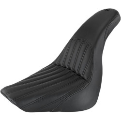 PartzBiz HD DS08021357 - Saddlemen 818-27-047K Knuckle Stitch Profiler 2-Up Seat Harley M8 Softail 18-Up best new upgrade replacement saddle custom chopper bobber