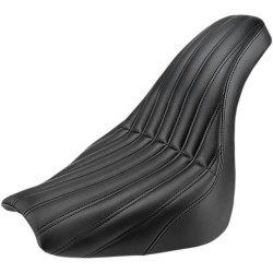 PartzBiz HD DS08021362 - Saddlemen 818-31-047K Knuckle Stitch Profiler 2-Up Seat Harley M8 Softail 18-Up best new upgrade replacement saddle custom chopper bobber