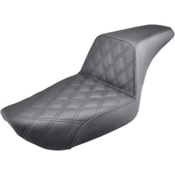 PartzBiz HD DS08030532 - Saddlemen 896-04-172 Black Step Up LS Seat 96-03 Harley Dyna FXD 0803-0532 08030532