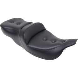 PartzBiz HD DS08010944 - Saddlemen Black Road Sofa Pillow Top Seat Harley 97-07 FLHT FLHT FLT | 897-07-181