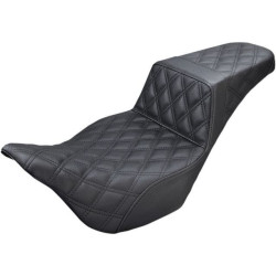 PartzBiz HD DS08011135 - Saddlemen สีดำ Full Lattice Stitch LS Diamond Step Up Seat Harley FLH 08-23 | 808-07B-175 PartzBiz HD DS08011135 - Saddlemen สีดำ Full Lattice Stitch LS Diamond Step Up Seat Harley FLH 08-23 | 808-07B-175