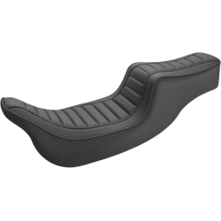 PartzBiz HD DS08011331 - Saddlemen Black Hog Killers 2-Up Seat แบบจีบ HK14-009 Harley Touring 08-Up