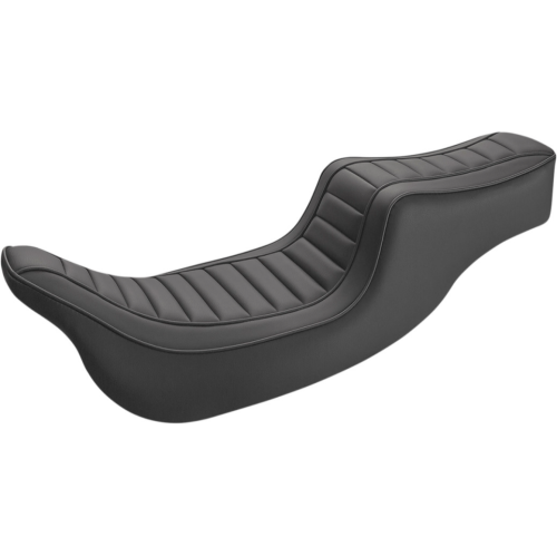 PartzBiz HD: 4403891-Saddlemen Black Hog Killers 2-Up Seat แบบจีบ HK14-009 Harley Touring 08-Up