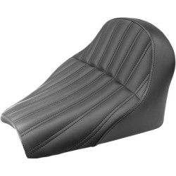 PartzBiz HD DS08102129 - Saddlemen Black Knuckle Renegade Solo Seat Indian Scout Bobber 18-Up ดีที่สุดสำหรับความสะดวกสบายอัพเกรด custom chopper harley 0810-2129 08102129 I18-33-0023