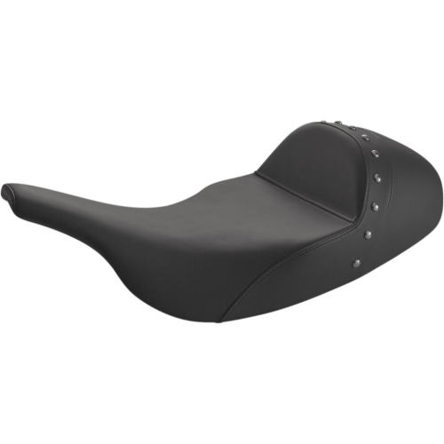PartzBiz HD: 4403894-Saddlemen Black Knuckle Solo Seat Ribbed Harley Street Glide Road King 97-07