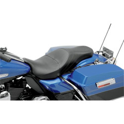 PartzBiz HD DS08010543 - Saddlemen Black Pro Tour Low Profile Seat 2- Up Seat Harley 08-23 FLH/T | 808-07-066
