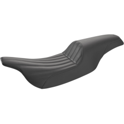 PartzBiz HD DS08011384 - Saddlemen Black Profiler Knuckle เบาะ 2 ที่นั่ง Harley Touring 97-07