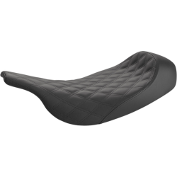 PartzBiz HD DS08011338 - Saddlemen Black Renegade Solo Seat Lattice Harley Electra Road Glide 97-07