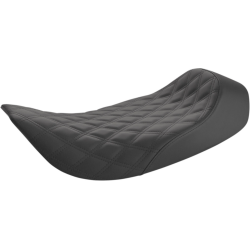 PartzBiz HD DS08011332 - Saddlemen Black Renegade Solo Seat Lattice Harley Street Glide Road King 97-07