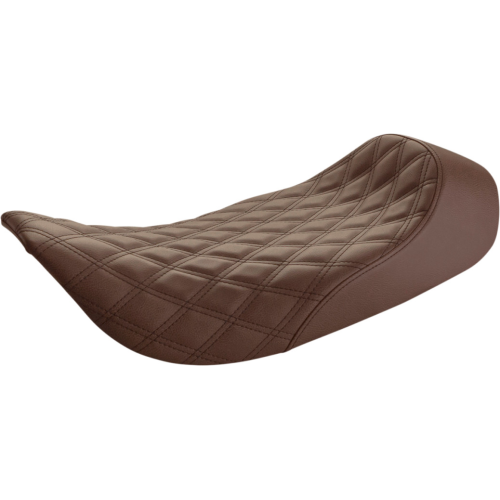 PartzBiz HD: 4403872-Saddlemen Brown Renegade Solo Seat Lattice Harley Street Glide Road King 97-07