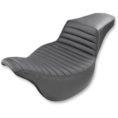PartzBiz HD: 4403854-Saddlemen Black TR Pleated GelCore Step-Up Full Seat สำหรับ Harley 08-23 FLH/T | 808-07B-171
