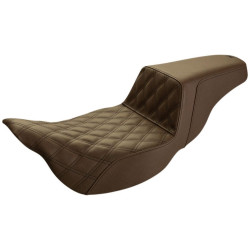 PartzBiz HD DS08011283 - Saddlemen Brown Step Up เบาะนั่ง 2 ตัวแบบ Lattice Stitched Extended Harley Touring 08-Up PartzBiz HD DS08011283 - Saddlemen Brown Step Up เบาะนั่ง 2 ตัวแบบ Lattice Stitched Extended Harley Touring 08-Up