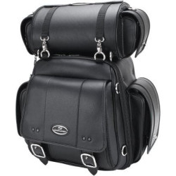 PartzBiz HD DS35150171 - Saddlemen CD3600 Black Sissy Bar Bag With Roll Bag Harley Metric Universal Fit 3515-0171 35150171 PartzBiz HD DS35150171 - Saddlemen CD3600 Black Sissy Bar Bag With Roll Bag Harley Metric Universal Fit 3515-0171 35150171