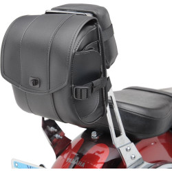 PartzBiz HD DS35030064 - Saddlemen 3503-0064 Cruis'n Deluxe Sissy Bar Touring กระเป๋า Universal Fit 3503-0064 35030064