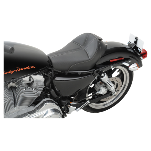 PartzBiz HD: 4403773-Saddlemen Dominator Solo Seat W/พนักพิง Option 4 Harley 04-22 XL W/3.3 Tank 10-22 XLX | 807-11-0042 PartzBiz HD: 4403773-Saddlemen Dominator Solo Seat W/พนักพิง Option 4 Harley 04-22 XL W/3.3 Tank 10-22 XLX | 807-11-0042