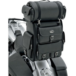 PartzBiz HD DS35150096 - Saddlemen Drifter EX2200 Black Deluxe Universal Sissy Bar Bag Motorcycle Luggage | 3515-0096 PartzBiz HD DS35150096 - Saddlemen Drifter EX2200 Black Deluxe Universal Sissy Bar Bag Motorcycle Luggage | 3515-0096