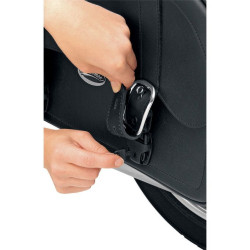 PartzBiz HD DS35030055 - Saddlemen Drifter Express Tail Bag กระเป๋า Sissy Bar สำหรับ Harley และ Metric