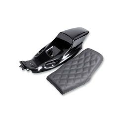 PartzBiz HD DS08040680 - Saddlemen Eliminator Lattice Stitch ส่วนท้ายและชุดเบาะนั่ง 04-20 XL W/4.5 | Z4281
