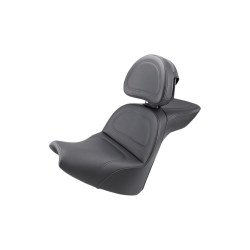 PartzBiz HD DS08021297 - Saddlemen Explorer Harley Seat W/ Backrest for 18-20 FXBR/FXBRS 818-31-030 | 818-31-030