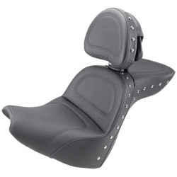 PartzBiz HD DS08021303 - Saddlemen Explorer Special 2-Up Seat w/ Backrest Harley Softail Breakout 18-20