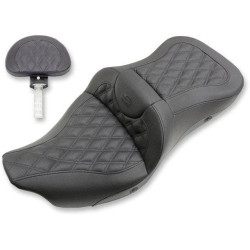 PartzBiz HD DS08011044 - โซฟาปรับความร้อนแบบขยาย Saddlemen LS ที่นั่งพร้อมพนักพิง 08-19 Harley FLHT | 80807B-184BRHCT PartzBiz HD DS08011044 - โซฟาปรับความร้อนแบบขยาย Saddlemen LS ที่นั่งพร้อมพนักพิง 08-19 Harley FLHT | 80807B-184BRHCT