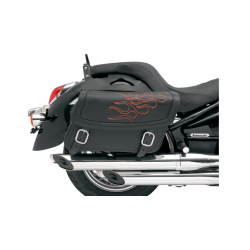 PartzBiz HD DS35010222 - Saddlemen Highwayman Tatto Orange Stitch Large Universal Throwover Saddlebags | X021-05-0416 PartzBiz HD DS35010222 - Saddlemen Highwayman Tatto Orange Stitch Large Universal Throwover Saddlebags | X021-05-0416