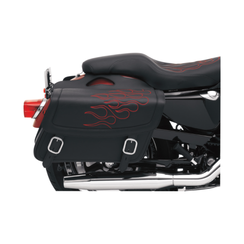 PartzBiz HD: 4403658-Saddlemen Highwayman Tatto Red Stitch Jumbo Universal Throwover Saddlebags | X021-05-0422 PartzBiz HD: 4403658-Saddlemen Highwayman Tatto Red Stitch Jumbo Universal Throwover Saddlebags | X021-05-0422