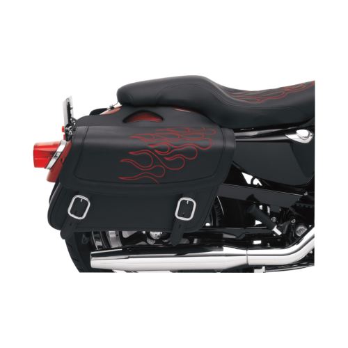 PartzBiz HD: 4403659-Saddlemen Highwayman Tatto Red Stitch Large Universal Throwover Saddlebags | X021-05-0412 PartzBiz HD: 4403659-Saddlemen Highwayman Tatto Red Stitch Large Universal Throwover Saddlebags | X021-05-0412