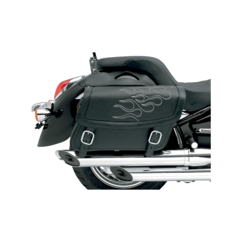 PartzBiz HD: 4403662-Saddlemen Highwayman Tatto Silver Stitch Large Universal Throwover Saddlebags | X021-05-0413 PartzBiz HD: 4403662-Saddlemen Highwayman Tatto Silver Stitch Large Universal Throwover Saddlebags | X021-05-0413
