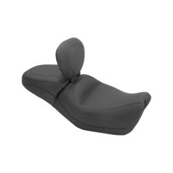 PartzBiz HD DS08101696 - Saddlemen One-Piece Touring Seat W/ Drivers Backrest 4 Harley 15-20 XG 500/750 | 79786
