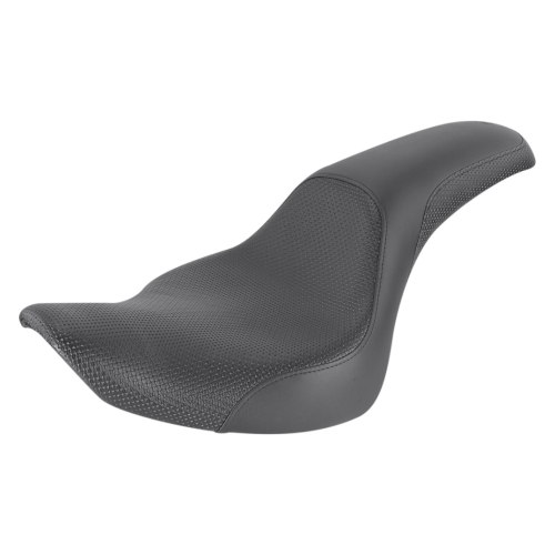 PartzBiz HD: 4403616-Saddlemen Profiler ตะกร้าสานที่นั่งสีดำสำหรับ Harley 06-09 FXST 07-17 FLSTF/B | 806-12-147