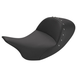 PartzBiz HD DS08011300 - Saddlemen Renegade Lariat Tour Black Studded Pillion Pad Seat Harley FLH/T 08-20 PartzBiz HD DS08011300 - Saddlemen Renegade Lariat Tour Black Studded Pillion Pad Seat Harley FLH/T 08-20