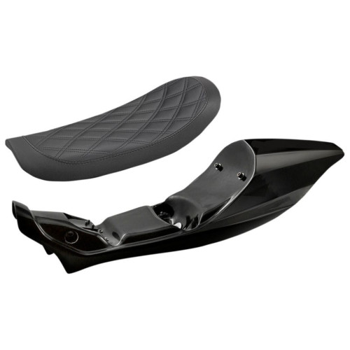 PartzBiz HD: 4403615-Saddlemen Ronan Lattice Kit ส่วนท้ายสีดำพร้อมเบาะ Harley Sportster XL 04-20