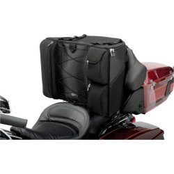 PartzBiz HD DS35010322 - Saddlemen BR4100 Dresser Back Seat Rigid Bag Luggage for Harley Touring Models | 3501-0322 PartzBiz HD DS35010322 - Saddlemen BR4100 Dresser Back Seat Rigid Bag Luggage for Harley Touring Models | 3501-0322