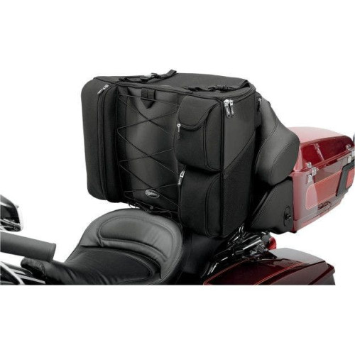 PartzBiz HD: 4403590-Saddlemen BR4100 Dresser Back Seat Rigid Bag Luggage for Harley Touring Models | 3501-0322 PartzBiz HD: 4403590-Saddlemen BR4100 Dresser Back Seat Rigid Bag Luggage for Harley Touring Models | 3501-0322