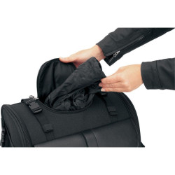 PartzBiz HD DS35150082 - Saddlemen Plain Black S3500 Deluxe Sissy Bar Bag Motorcycle Luggage for Harley | 3515-0082 PartzBiz HD DS35150082 - Saddlemen Plain Black S3500 Deluxe Sissy Bar Bag Motorcycle Luggage for Harley | 3515-0082